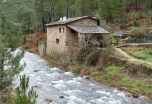 Cabañas rústicas junto a arroyos o ríos Casas Rusticas