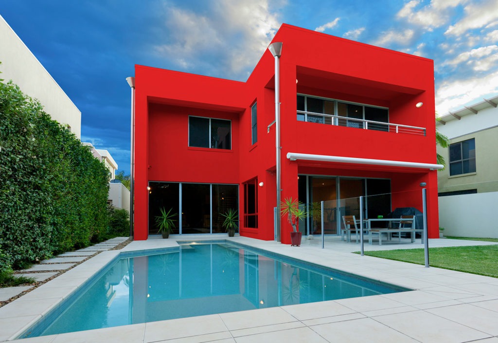 40 ideas de casas de colores: Amarillas, azules, celestes, morado, rojo,  rosado, verde y naranja - Casas Rusticas