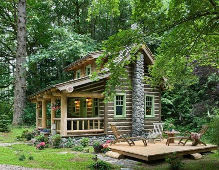 Cabañas de madera en medio del bosque - Casas Rusticas