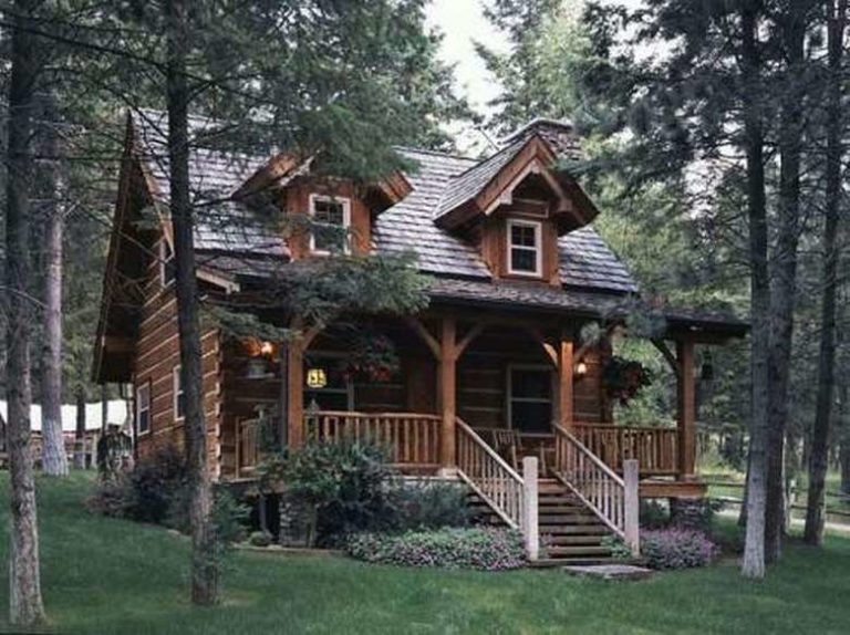 Cabañas de madera en medio del bosque - Casas Rusticas