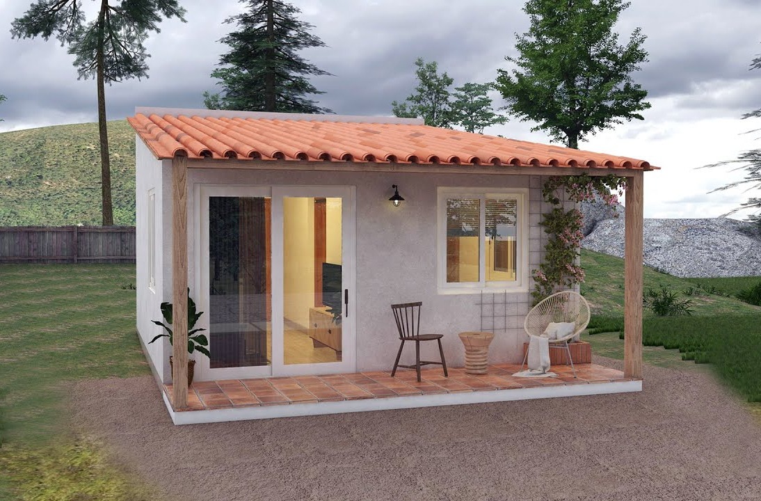 Ideas de casas pequeñas moderna en medio del campo - Casas Rusticas