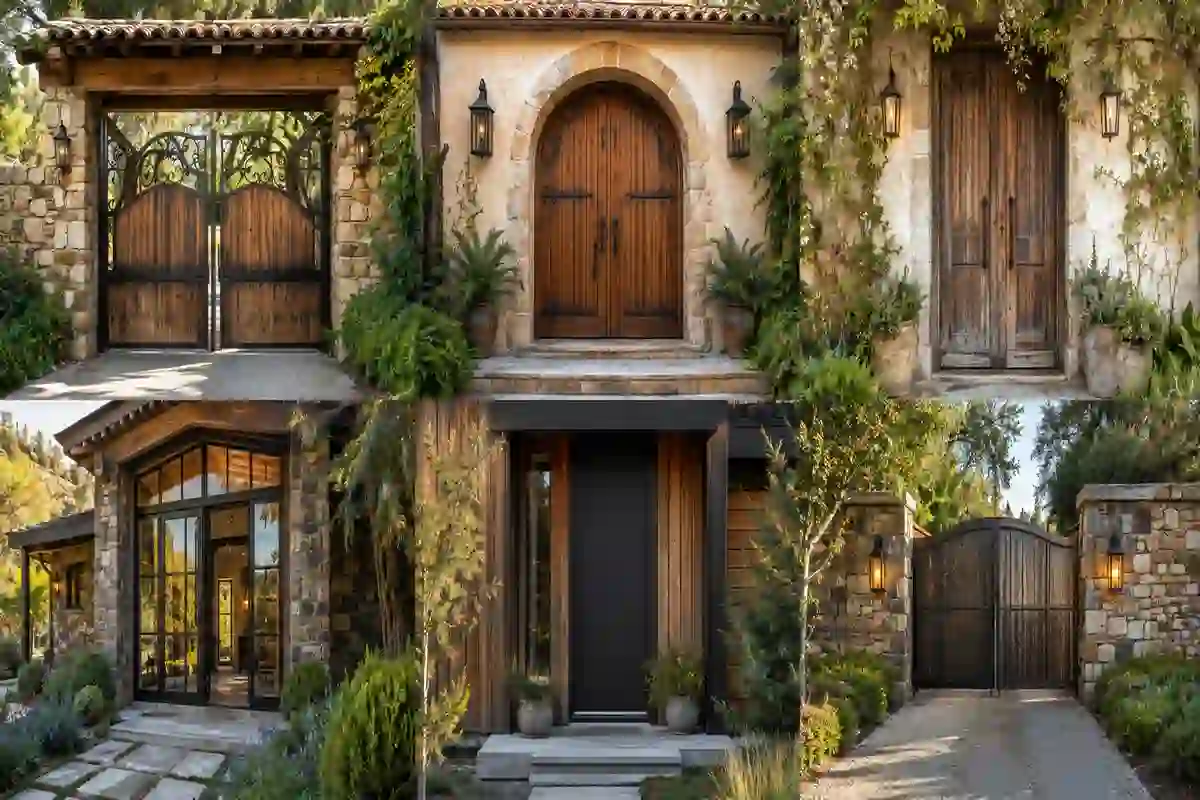 Ideas de puertas rústicas para casas de campo