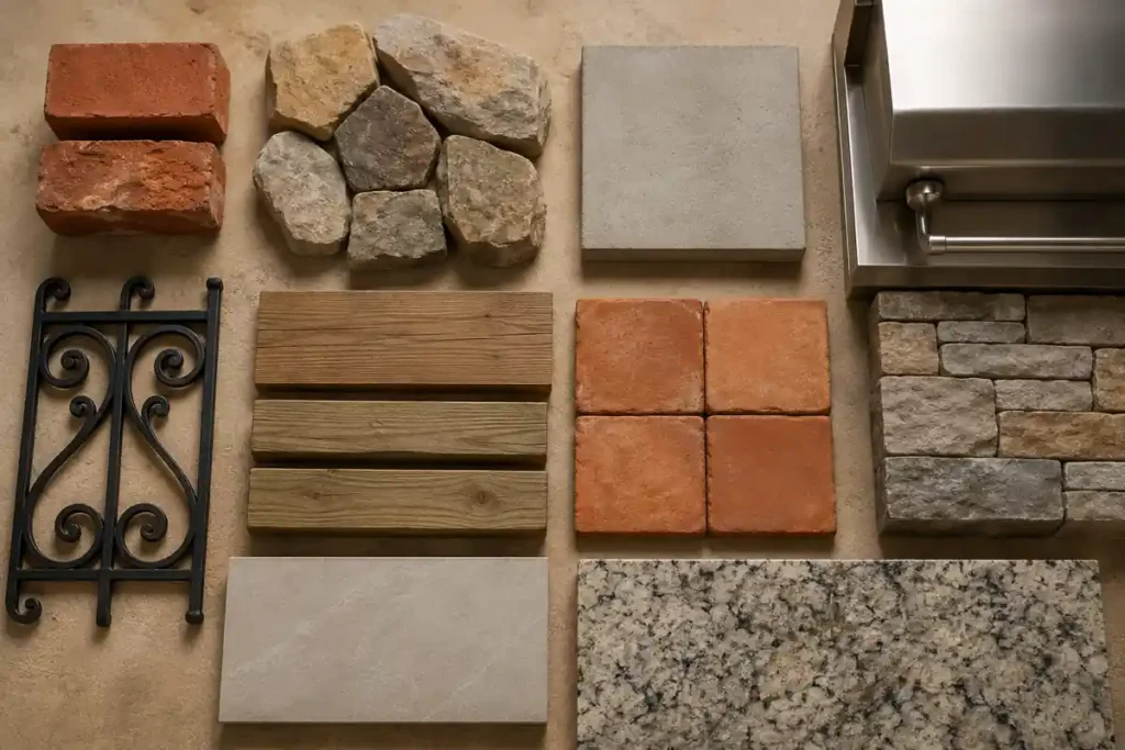 Materiales para construir parrillas rústicas